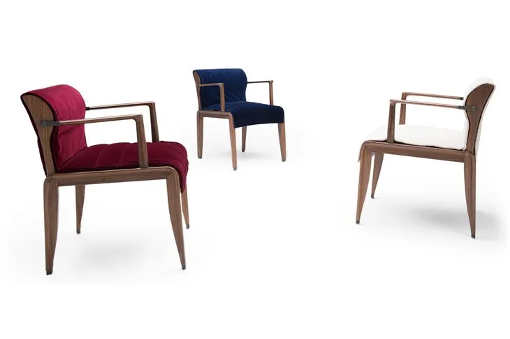 Hotel Restaurant Dining ArmChairs Villa Apartment Multi-functional Chairs